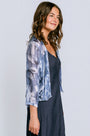 Inizio Sheer Floral Open Jacket