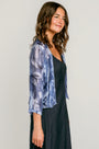 Inizio Sheer Floral Open Jacket