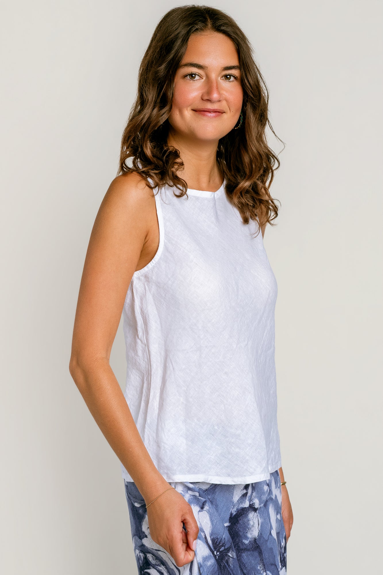 Inizio Linen Bias Tank