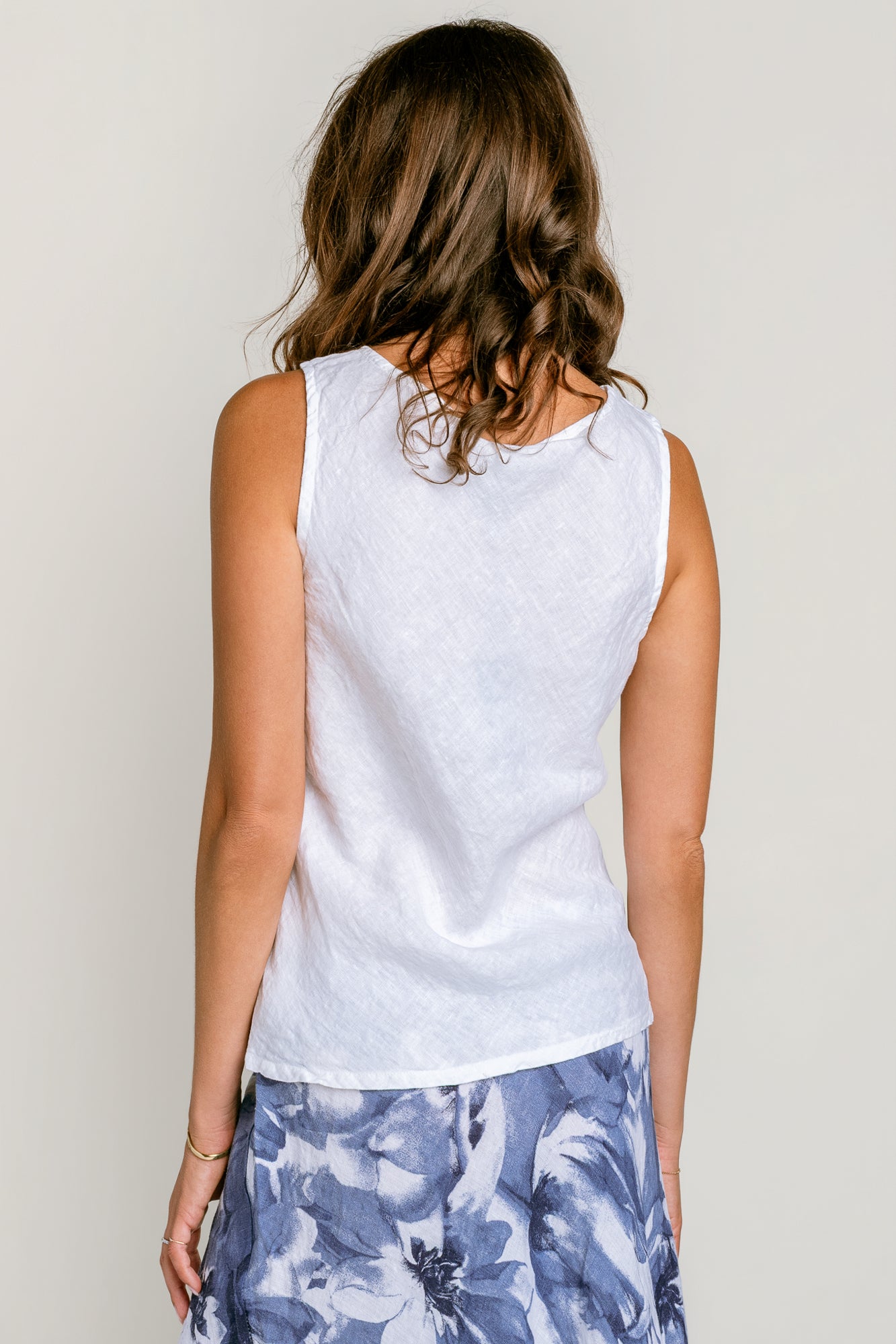 Inizio Linen Bias Tank
