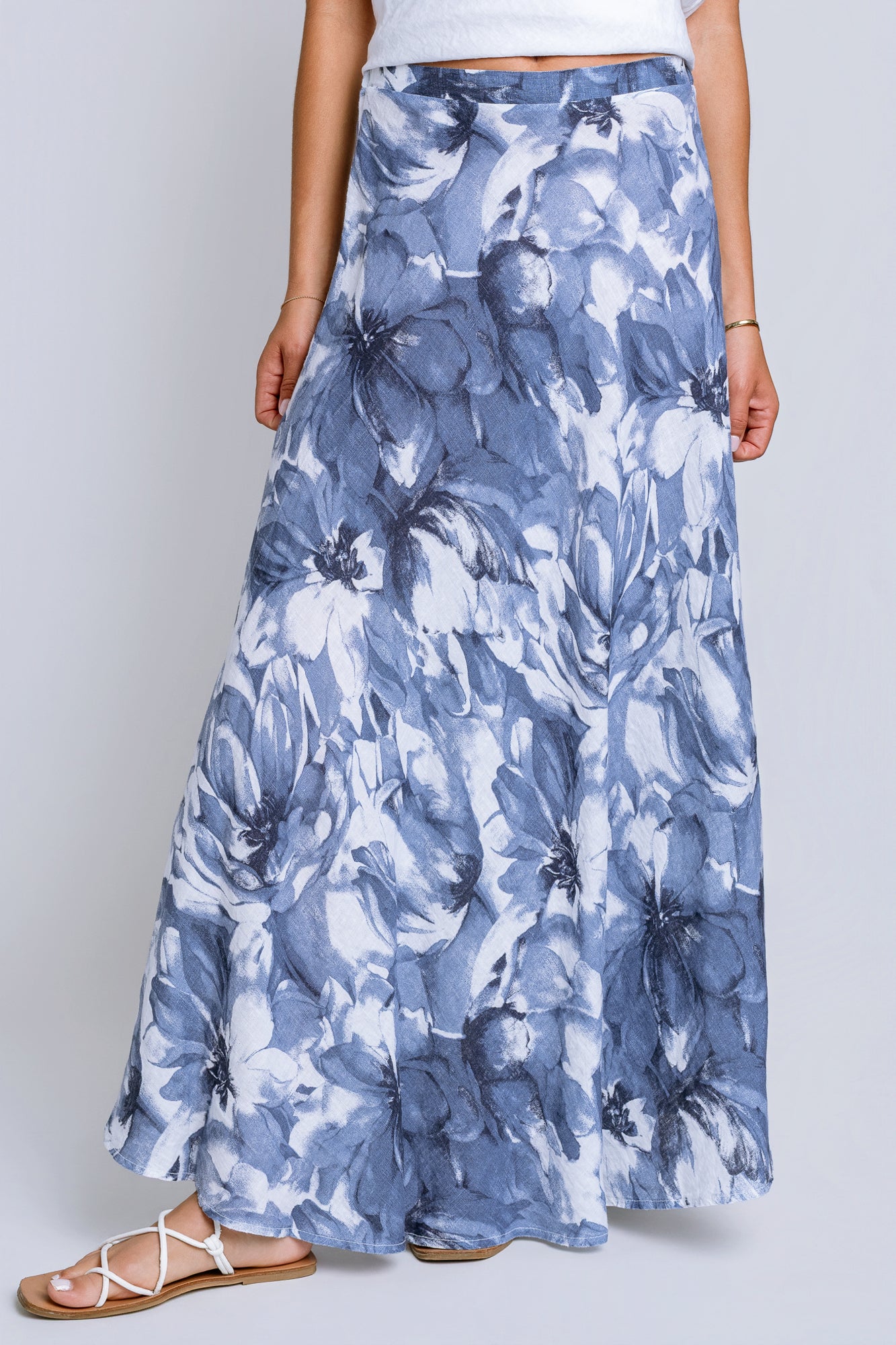 Inizio Linen Maxi Skirt