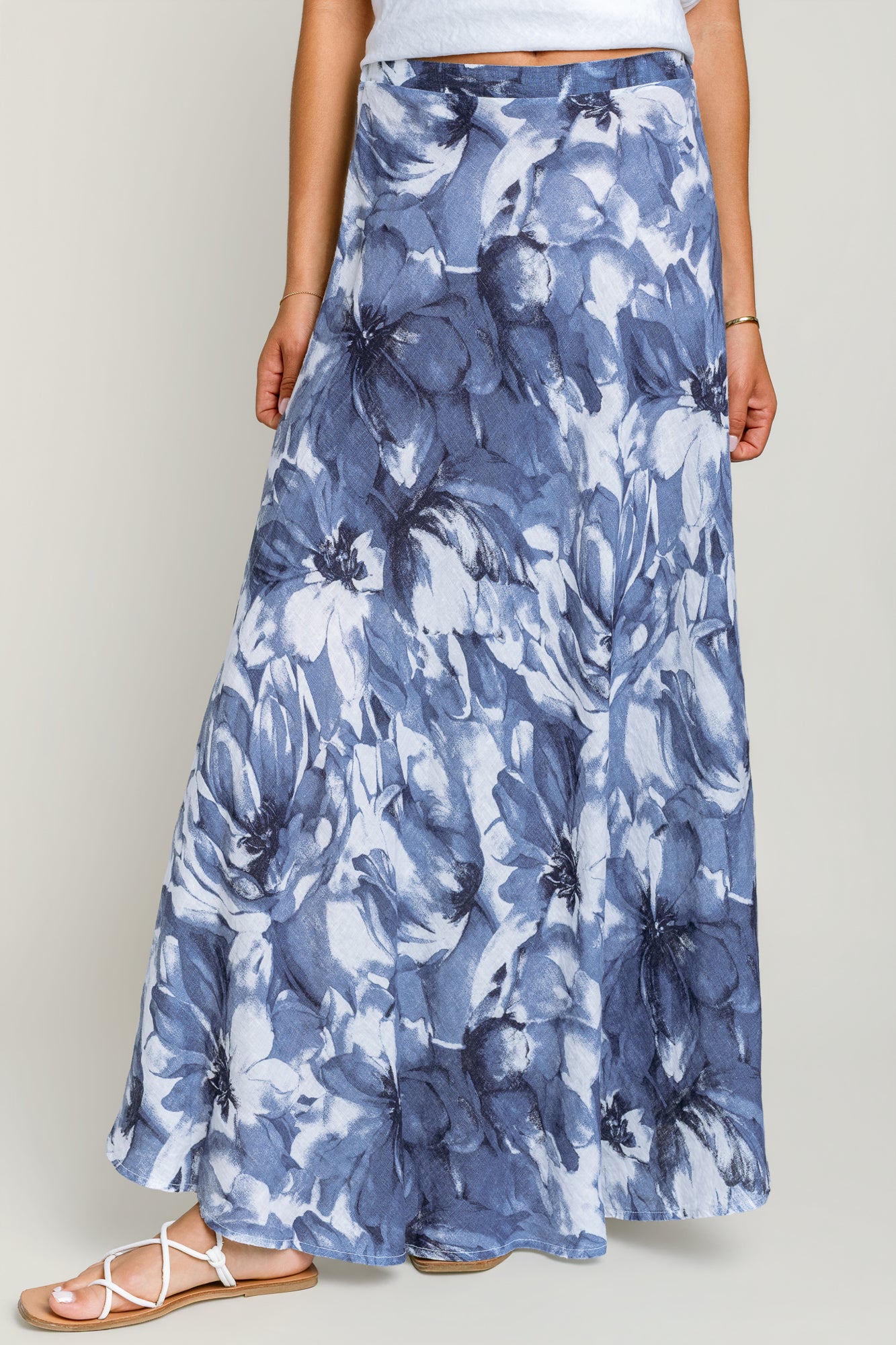 Linen Maxi Skirt