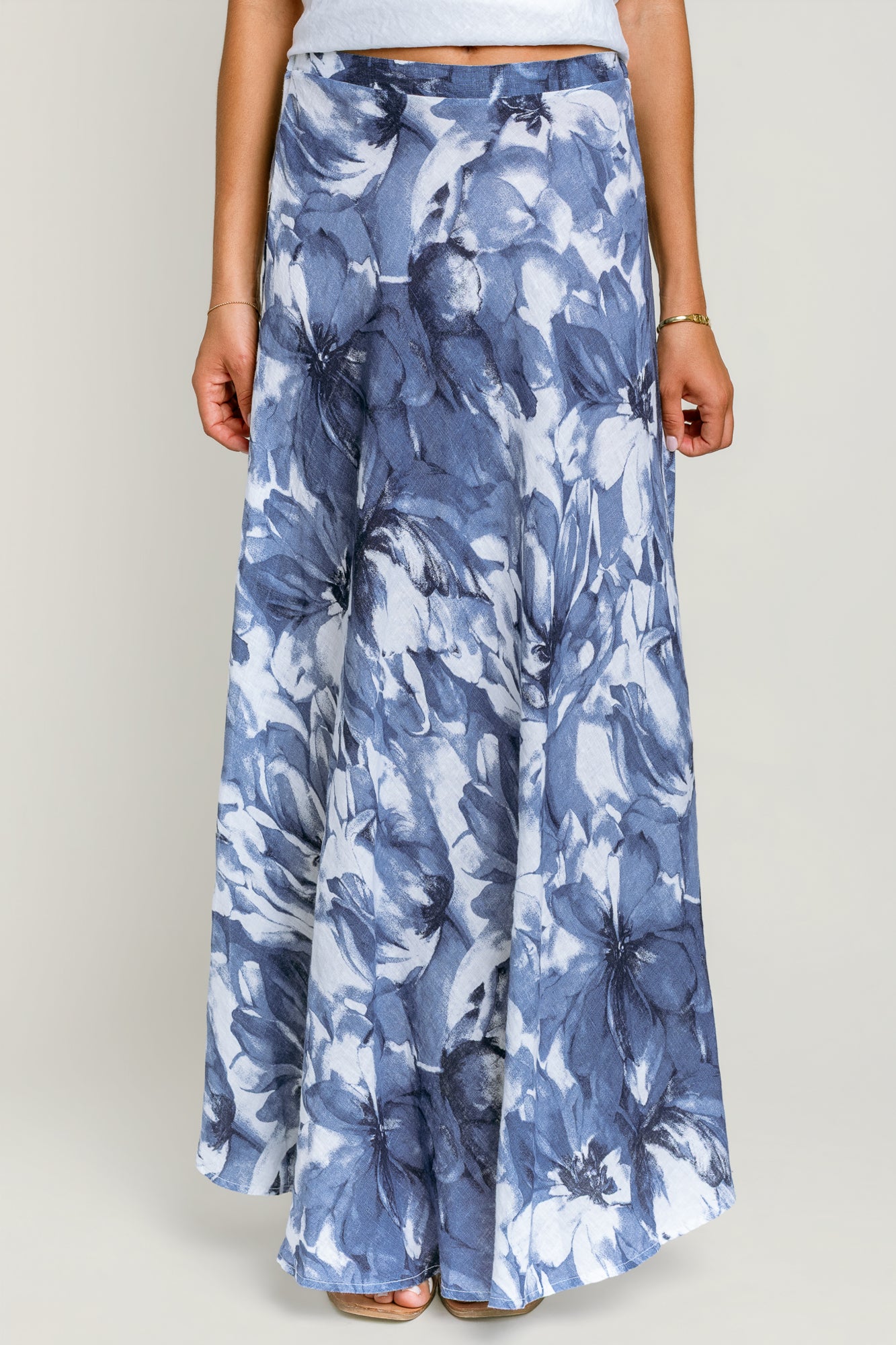 Linen Maxi Skirt