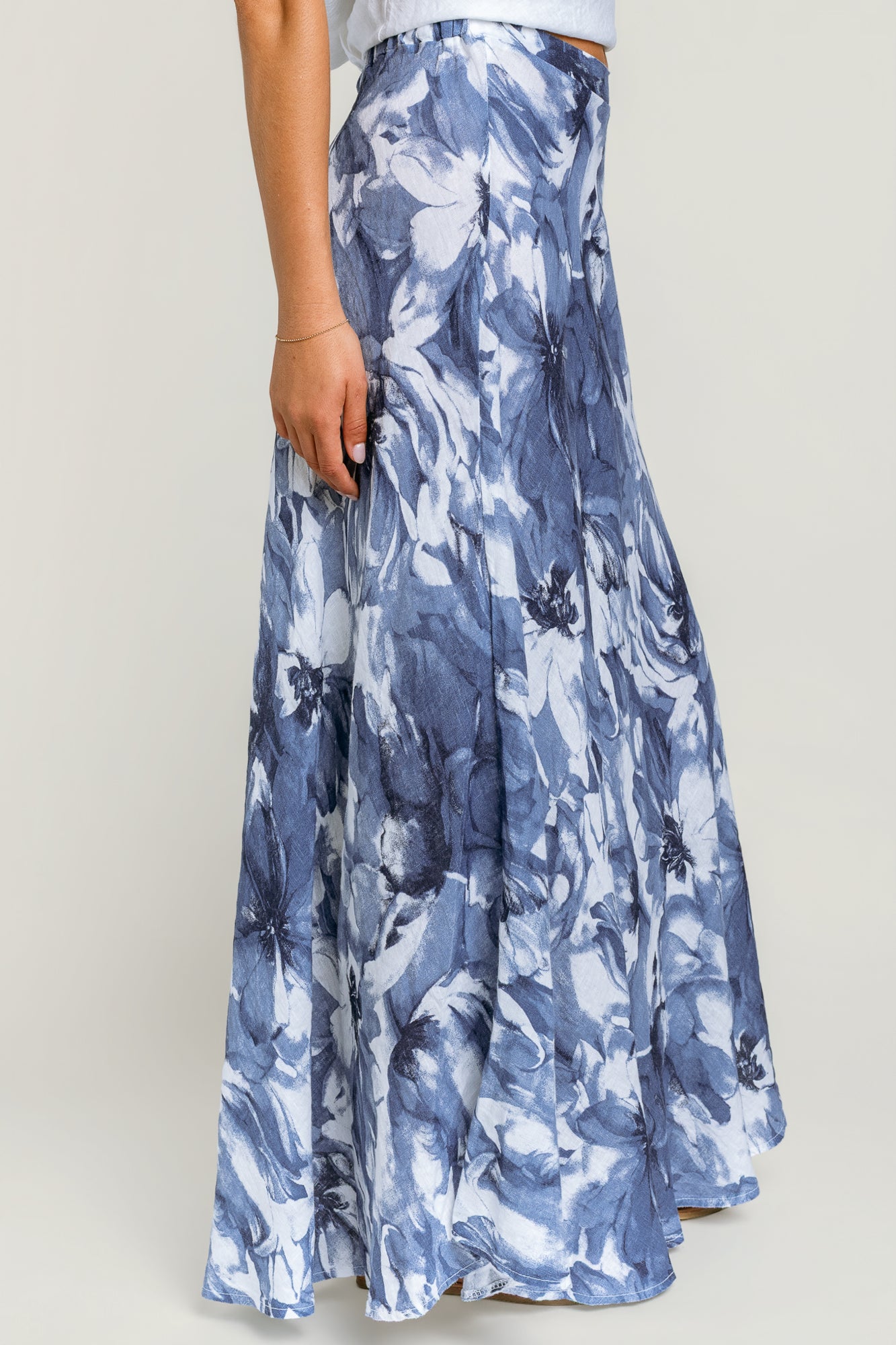 Linen Maxi Skirt