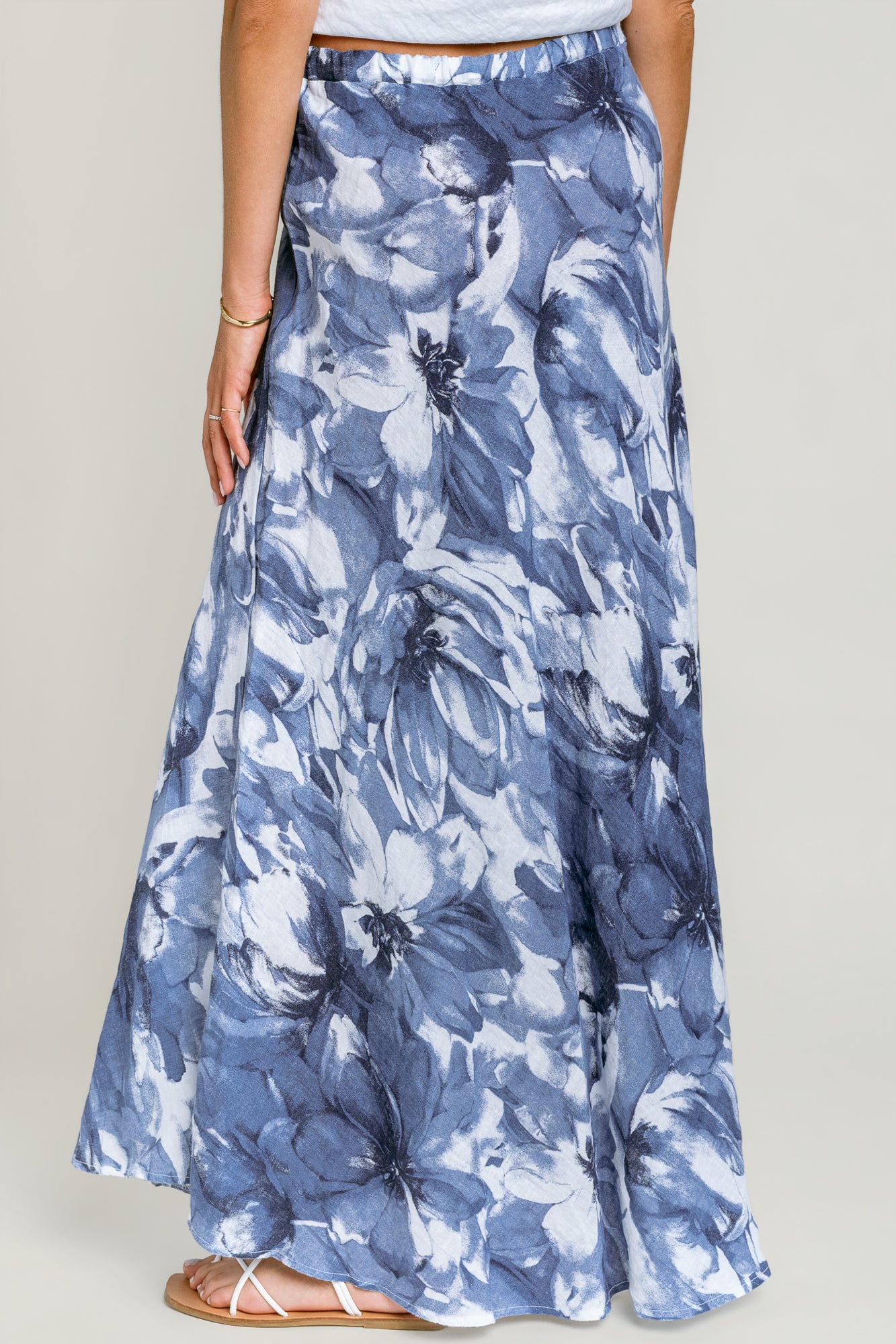 Linen Maxi Skirt