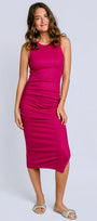 Michael Stars Wren Ruched Midi