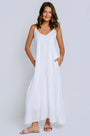 Milio Milano Adjustable Strap Linen Maxi
