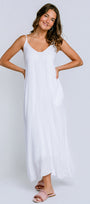 Milio Milano Adjustable Strap Linen Maxi