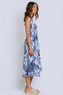 Inizio Gathered Linen Dress