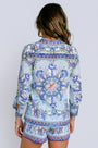 Hale Bob Long Sleeve Button Top