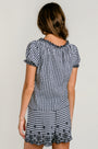 Splendid Gigi Gingham Puff Sleeve Top