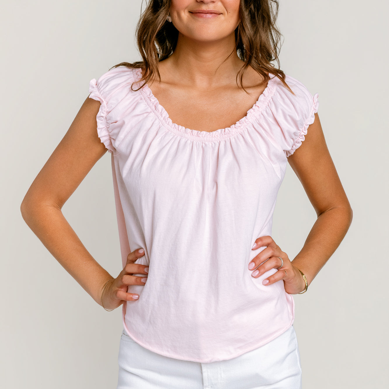 Michael Stars Winslet Cap Sleeve Top