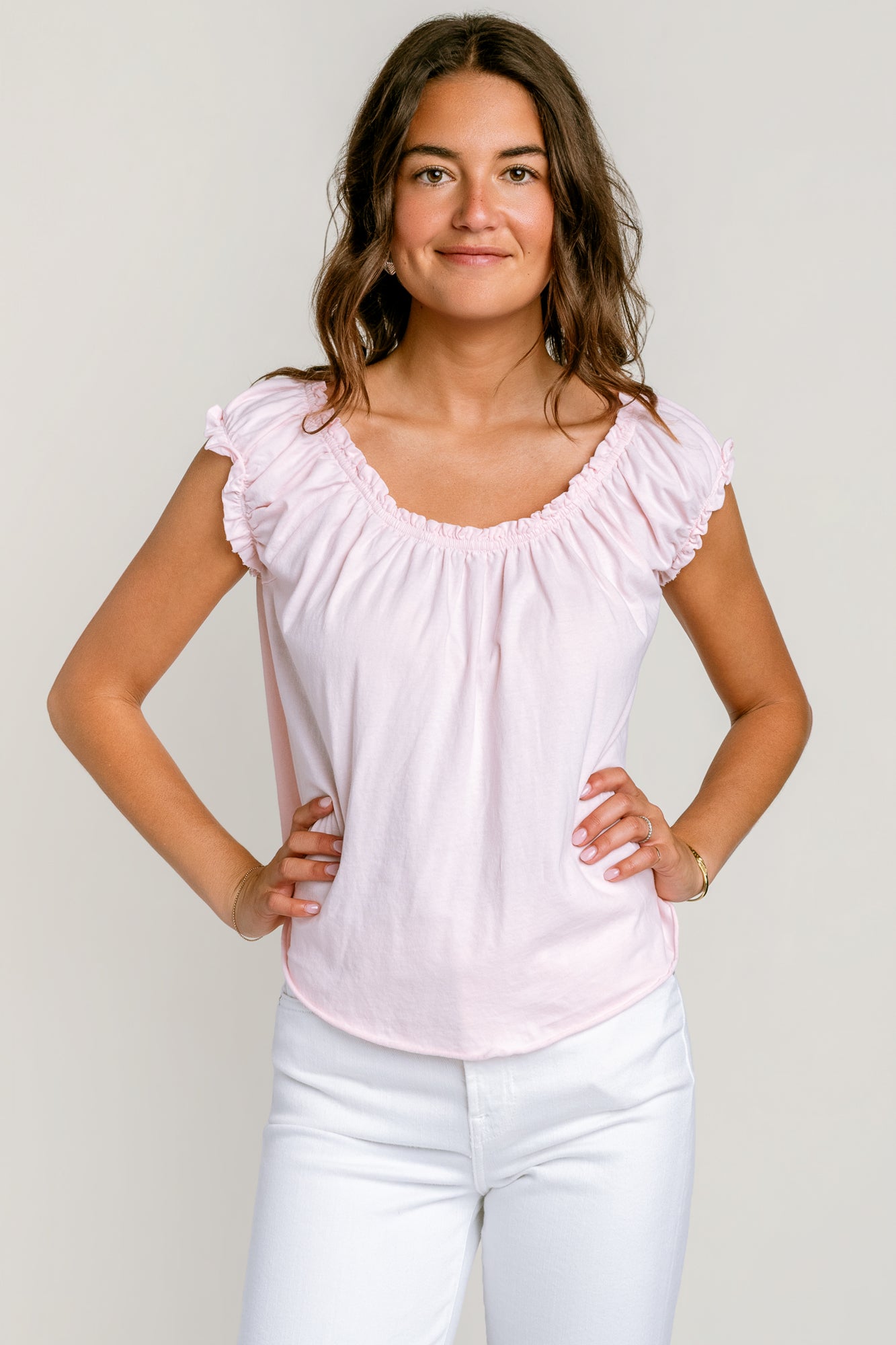 Michael Stars Winslet Cap Sleeve Top
