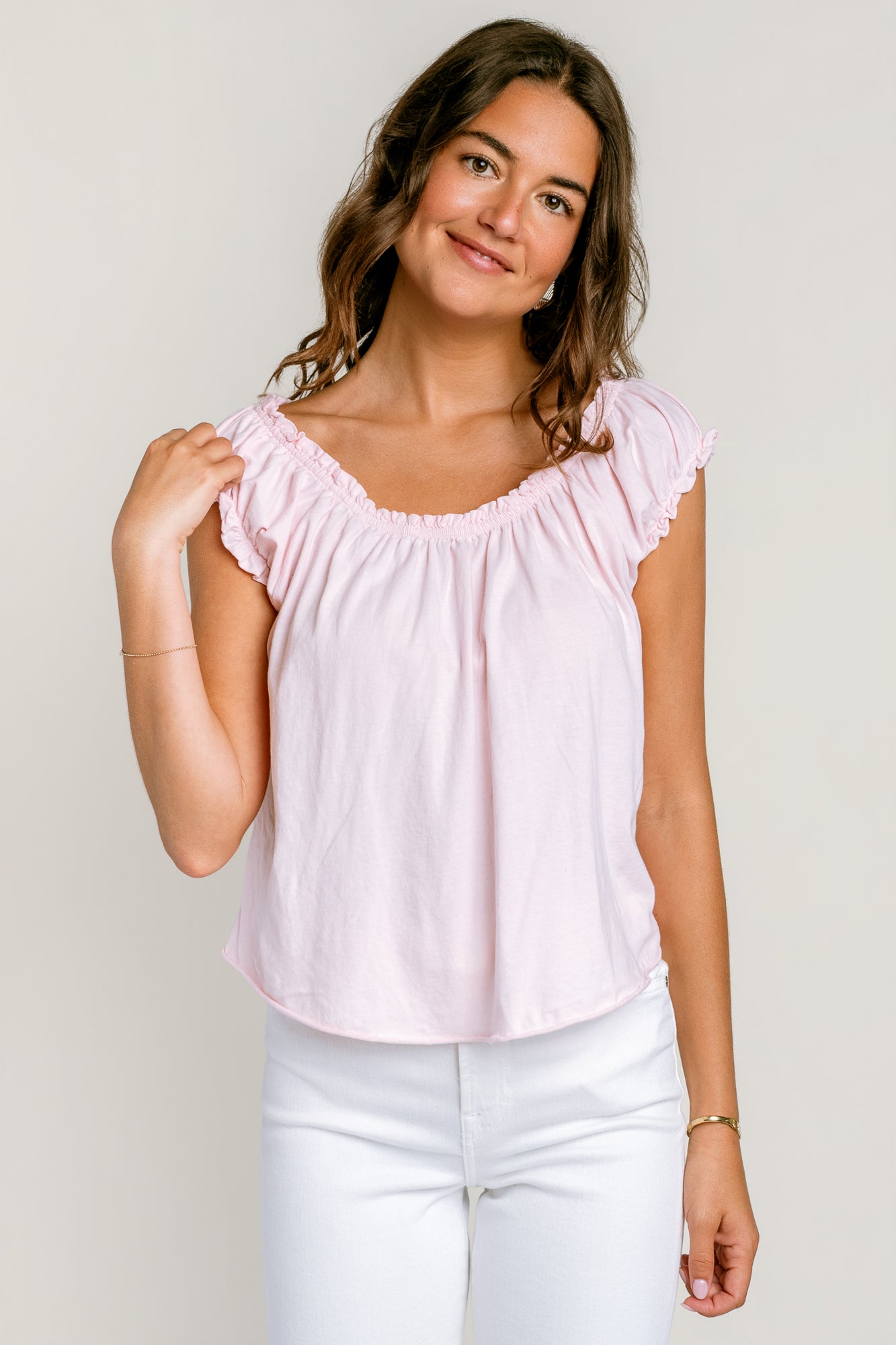 Michael Stars Winslet Cap Sleeve Top