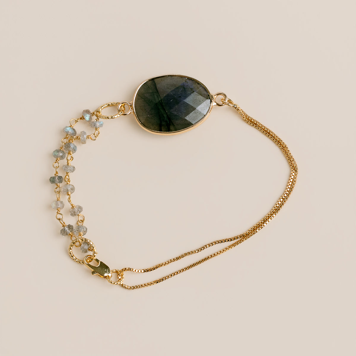 Labradorite Asymmetrical Bracelet