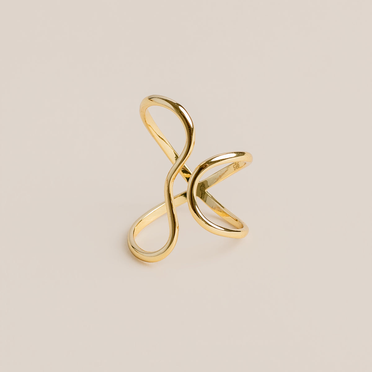 Wavy Abstract Ring