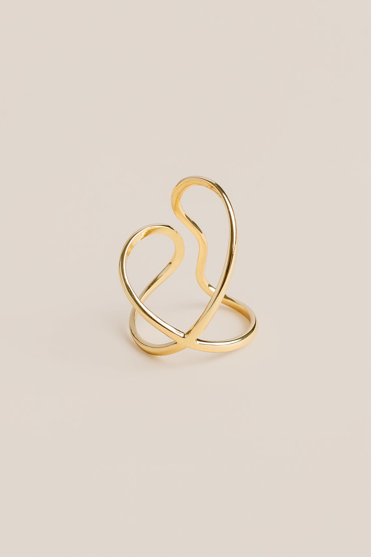 Wavy Abstract Ring