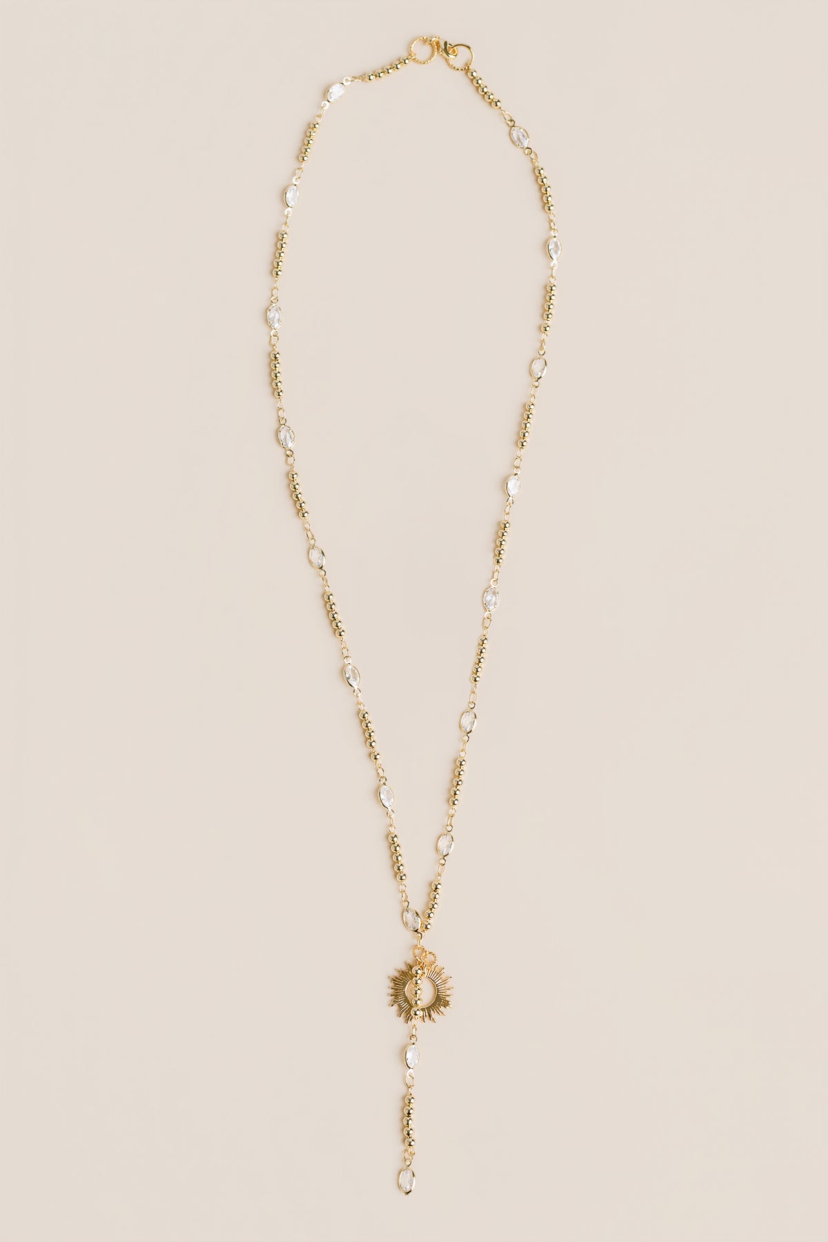 Crystal Sunburst Necklace
