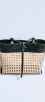 The Winding Road Rattan Cane Weave Tote