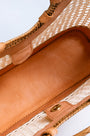 The Winding Road Round Handle Cane Weave Tote