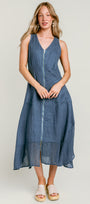 Linen Zip Dress