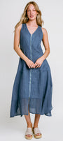 Linen Zip Dress