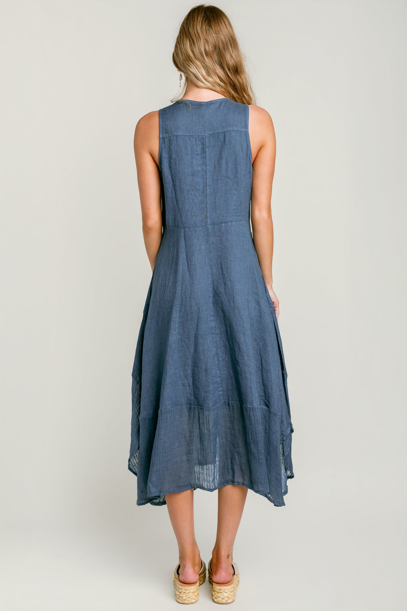 Linen Zip Dress