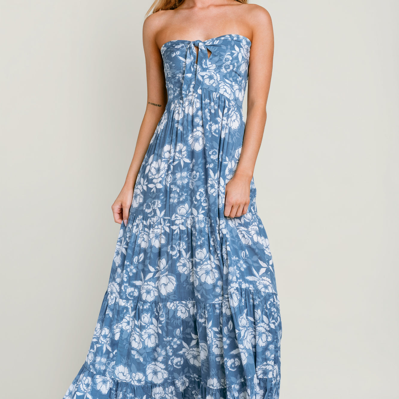 Tiare Hawaii Gardenia Maxi Dress