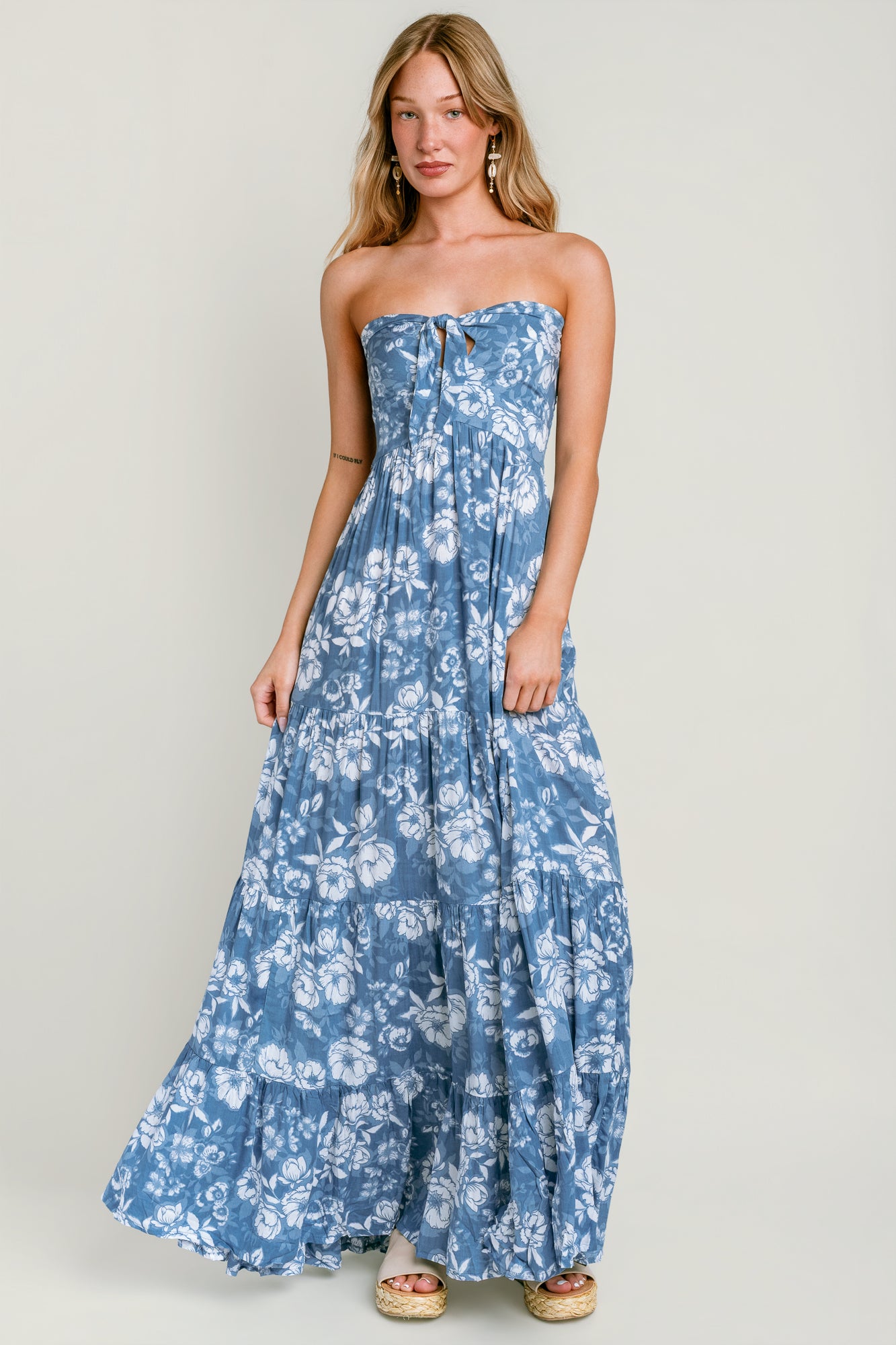 Tiare Hawaii Gardenia Maxi Dress