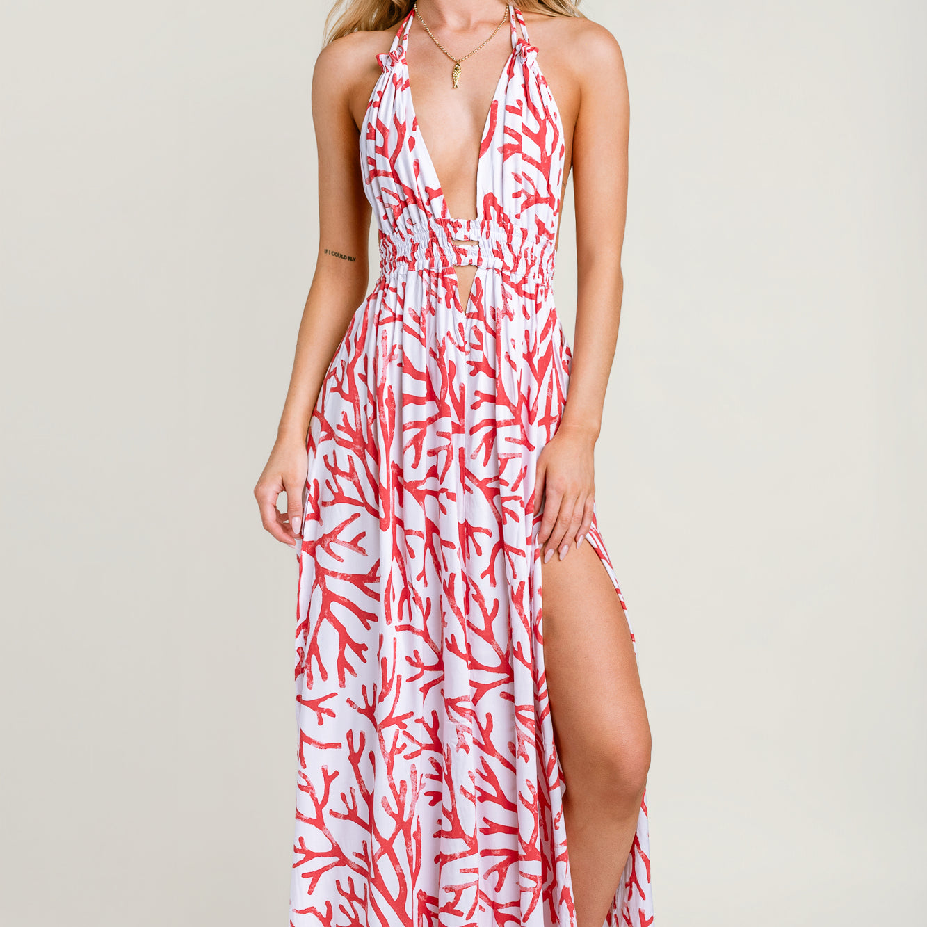 Tiare Hawaii Camellia Maxi Dress