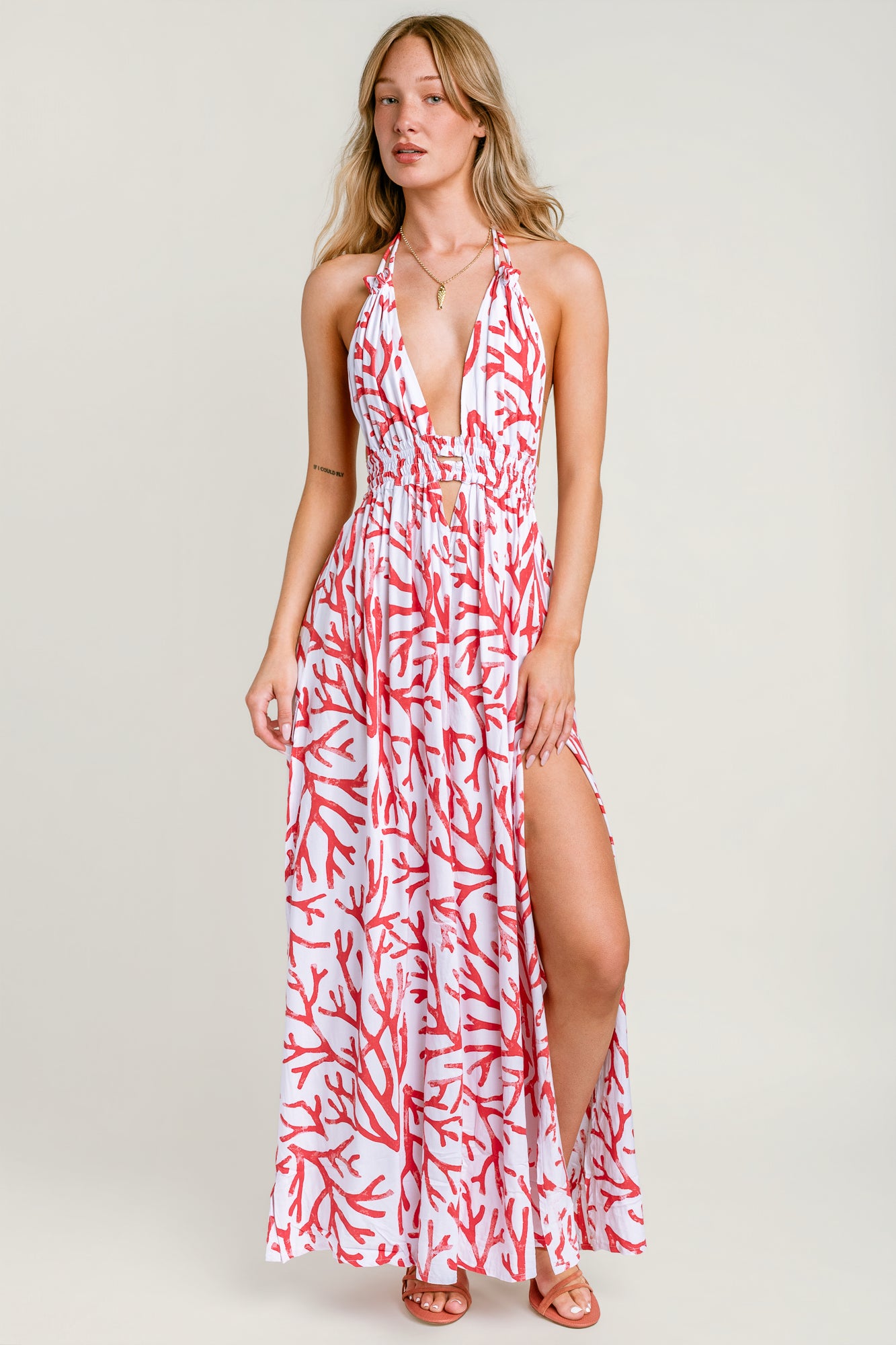 Tiare Hawaii Camellia Maxi Dress