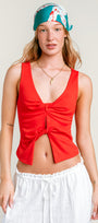 MINKPINK Noa Twist Detail Top