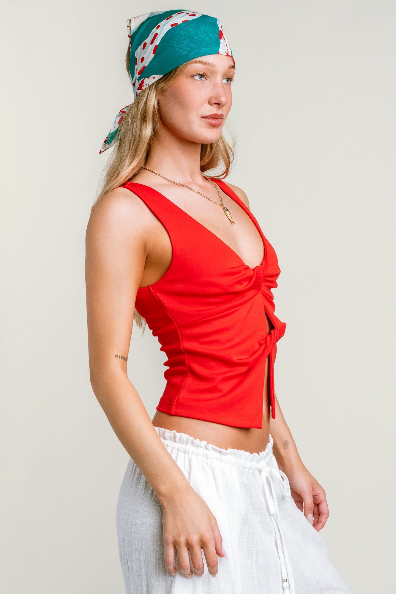 MINKPINK Noa Twist Detail Top