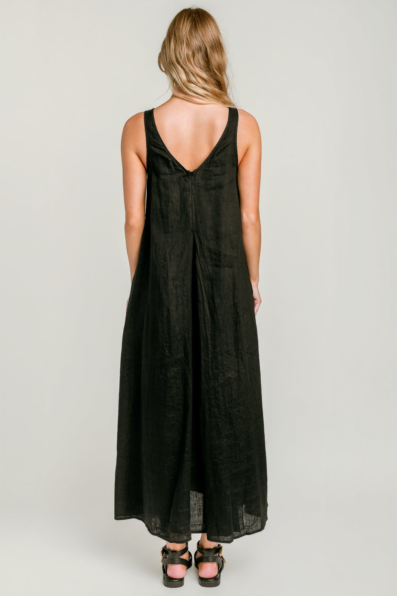 Velvet Reta Linen Tank Maxi
