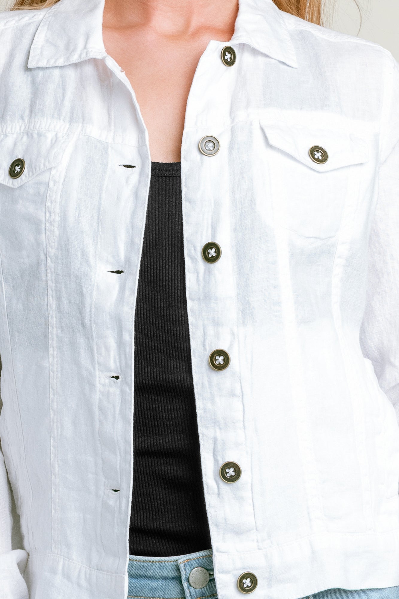 Michael Stars Jean Linen Jacket