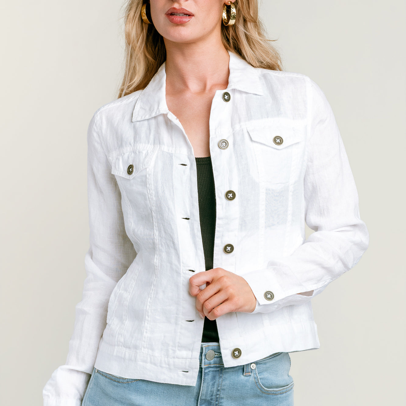 Michael Stars Jean Linen Jacket