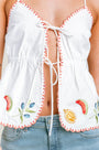 MINKPINK Santorini Embroidered Cami