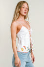 MINKPINK Santorini Embroidered Cami