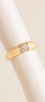 Adjustable CZ Band Ring