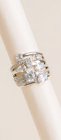 Lisa Marie Jewelry Six CZ Strands Ring