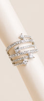 Silver CZs Ring