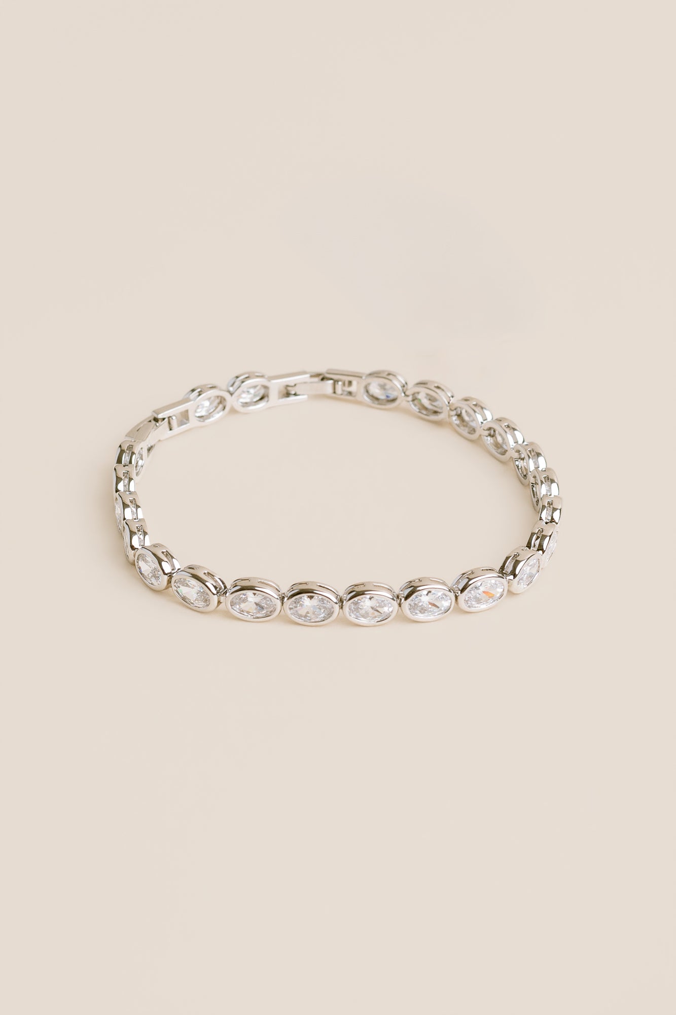 Silver CZ Tennis Bracelet