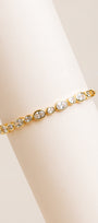 Gold CZ Tennis Bracelet