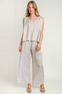 Velvet Lola Linen Straight Pant