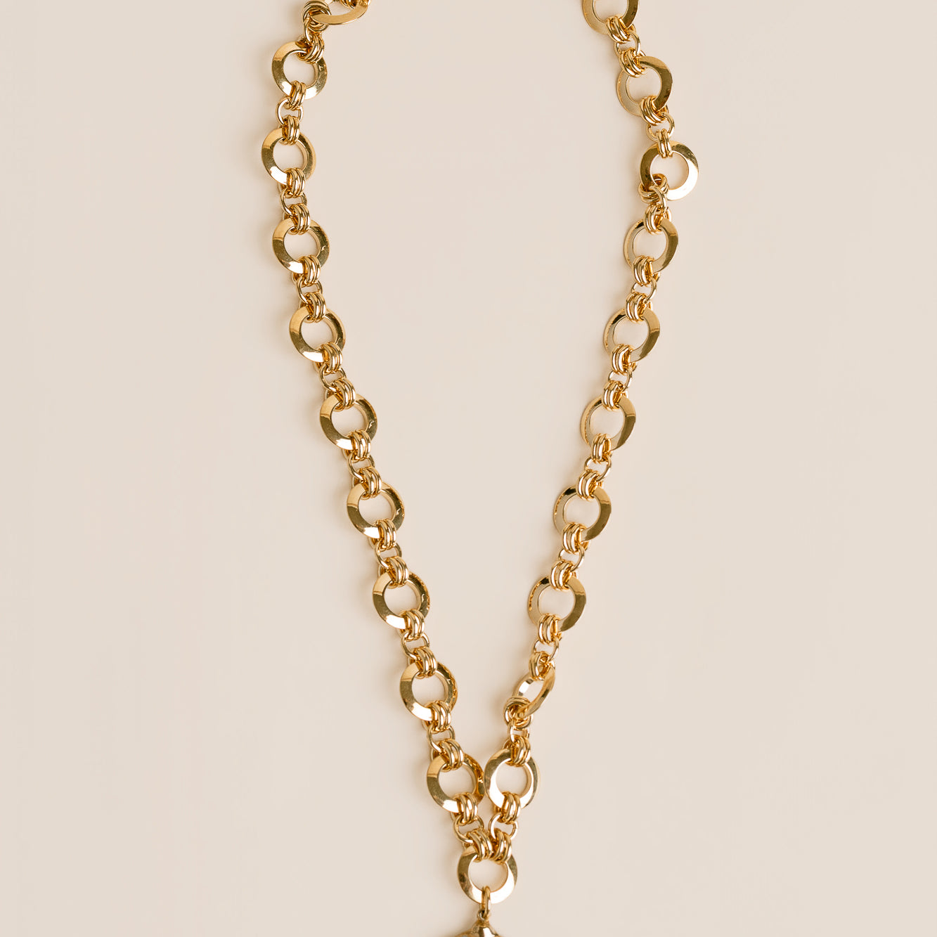 Flint Stone Pendant Necklace