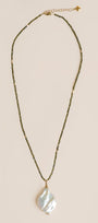 Lisa Marie Jewelry Keshi Pearl & Tourmaline Necklace