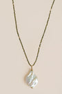 Lisa Marie Jewelry Keshi Pearl & Tourmaline Necklace