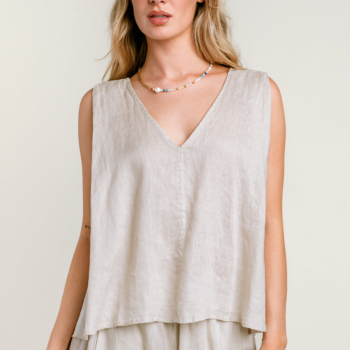 Velvet Renna Linen Top