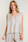 Velvet Renna Linen Top