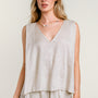 Velvet Renna Linen Top